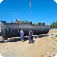 Horizontalni plastični rezervoari za vodu