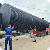 Horizontalni plastični rezervoari za vodu