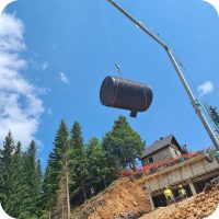 Horizontalni plastični rezervoari za vodu