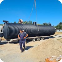 Horizontalni plastični rezervoari za vodu